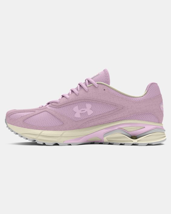 Unisex UA Apparition Shoes in Purple image number 1